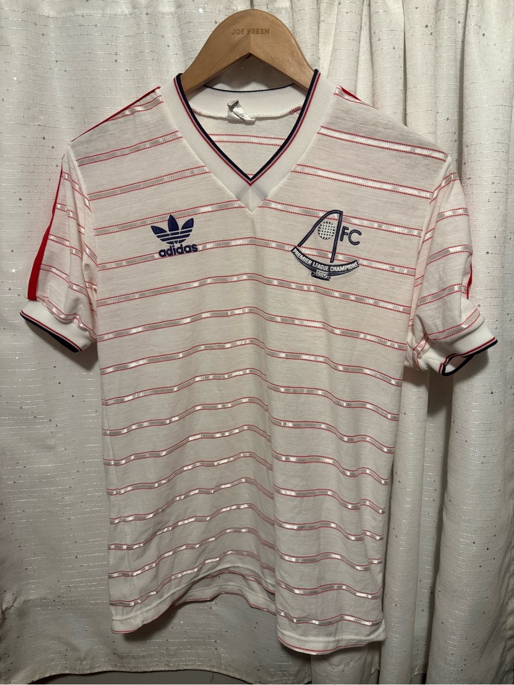 Original vintage adidas Aberdeen F.C. away shirt from the 1984–1986 seasons